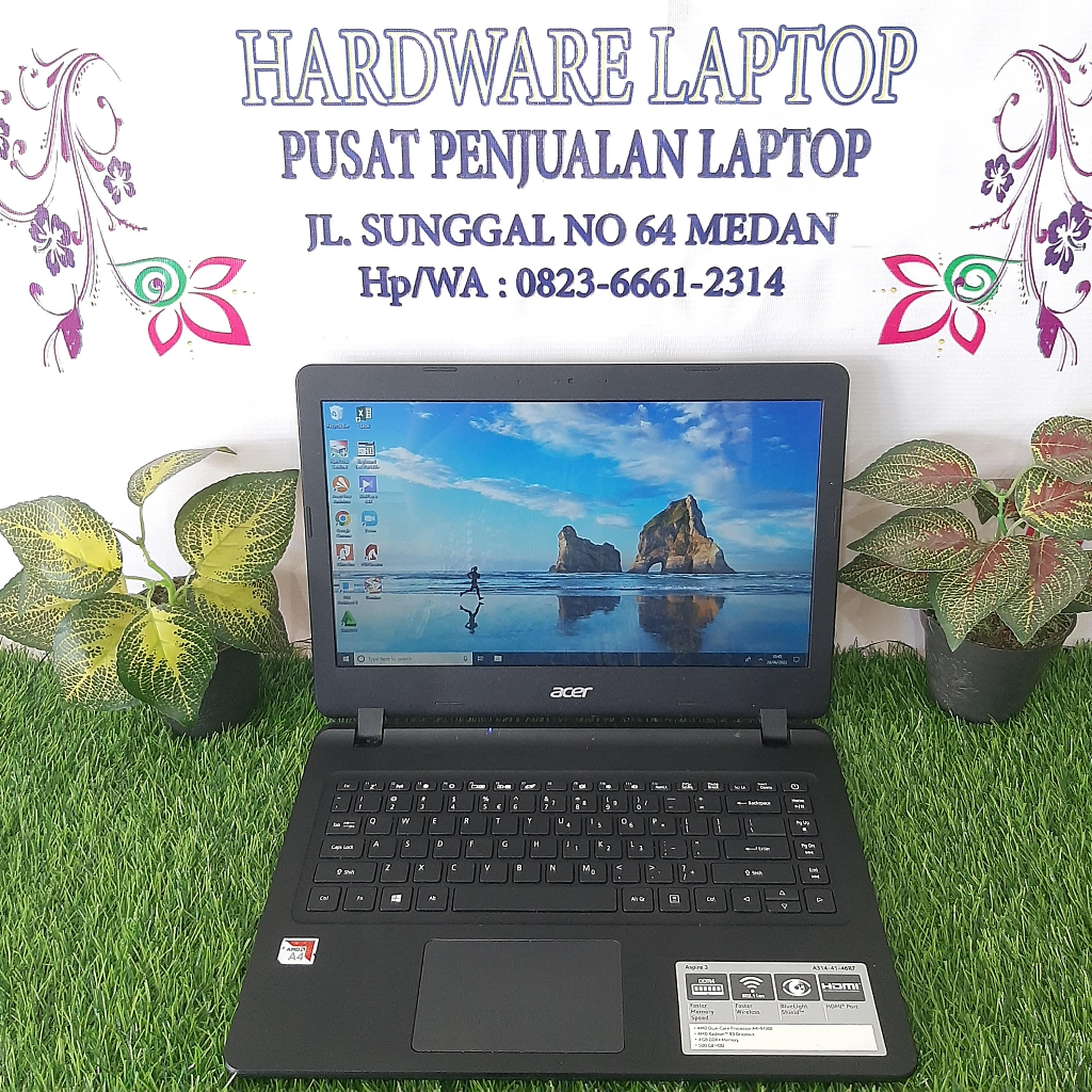ACER A314 AMD A4-9120E RAM 4GB HDD 500GB