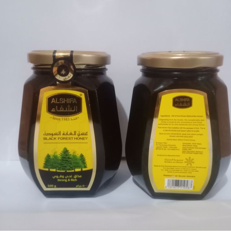 MADU ALSHIFA BLACK FOREST HONEY 500g ( Di Jamin ORIGINAL)