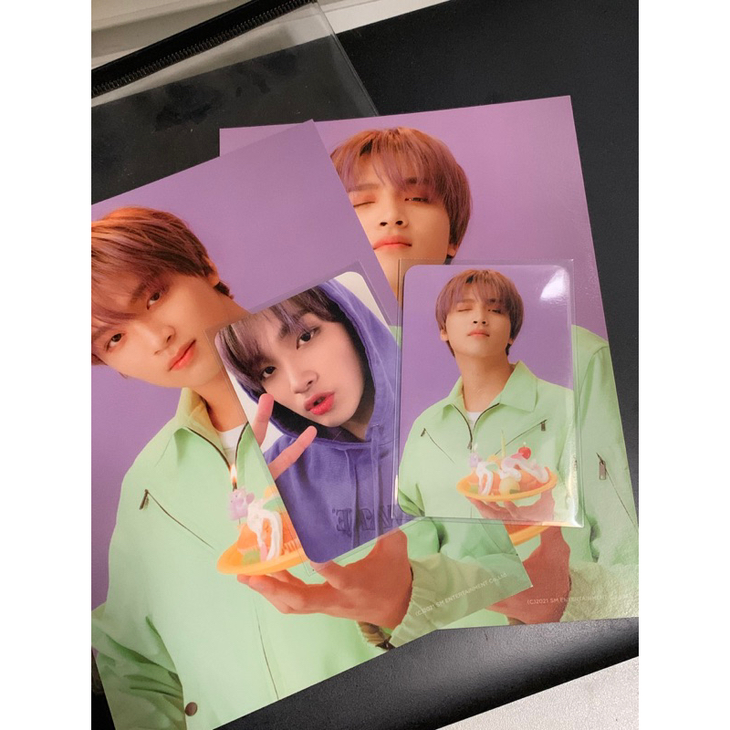 Pc haechan hoodie ungu / haechan photopack sg21 (BOOKED)