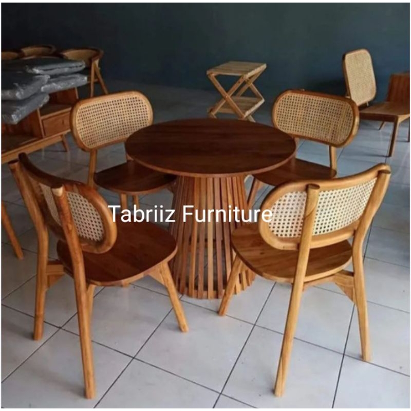 Kursi Cafe Meja Cafe Kayu Jati