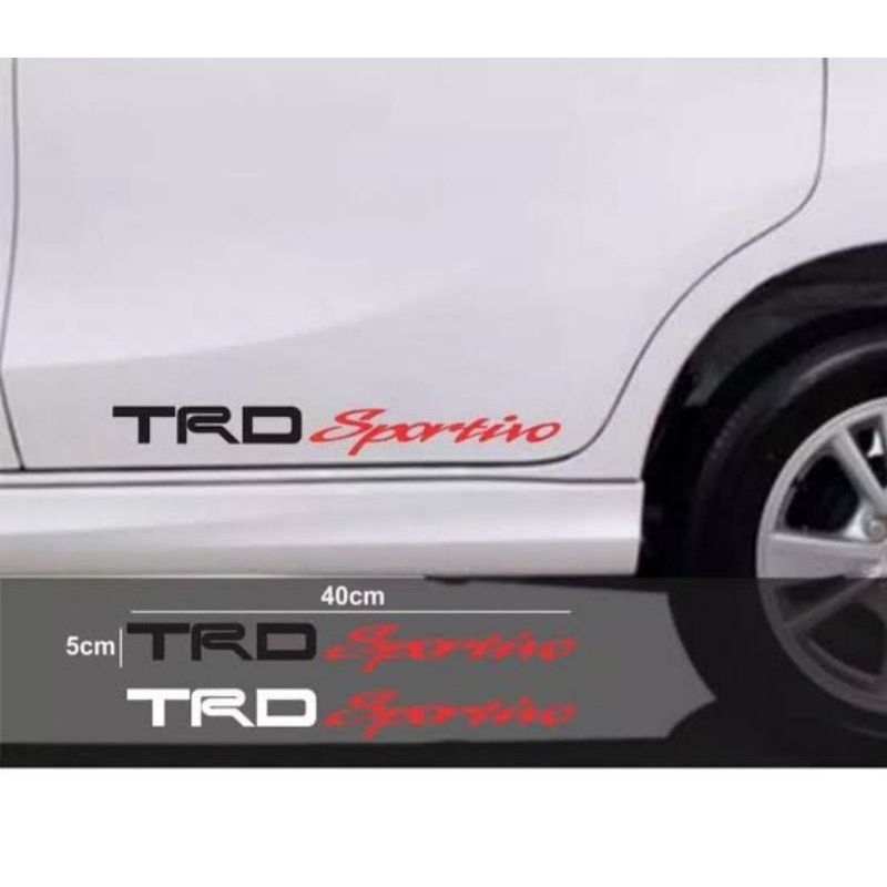 Stiker trd rush/ stiker trd sportivo pintu / stiker trd sportivo rush avanza calya innova universal
