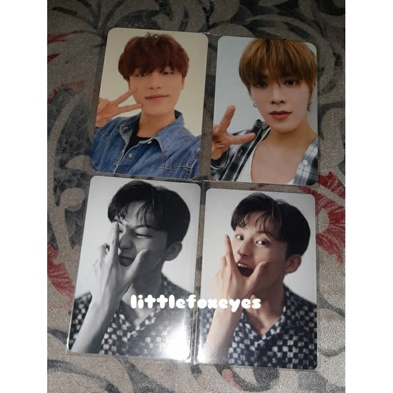 Photocard Dicon 101 NCT 127 Mark Lee bnw Mark Lee v sign selca mumo sticker Yuta Taeil