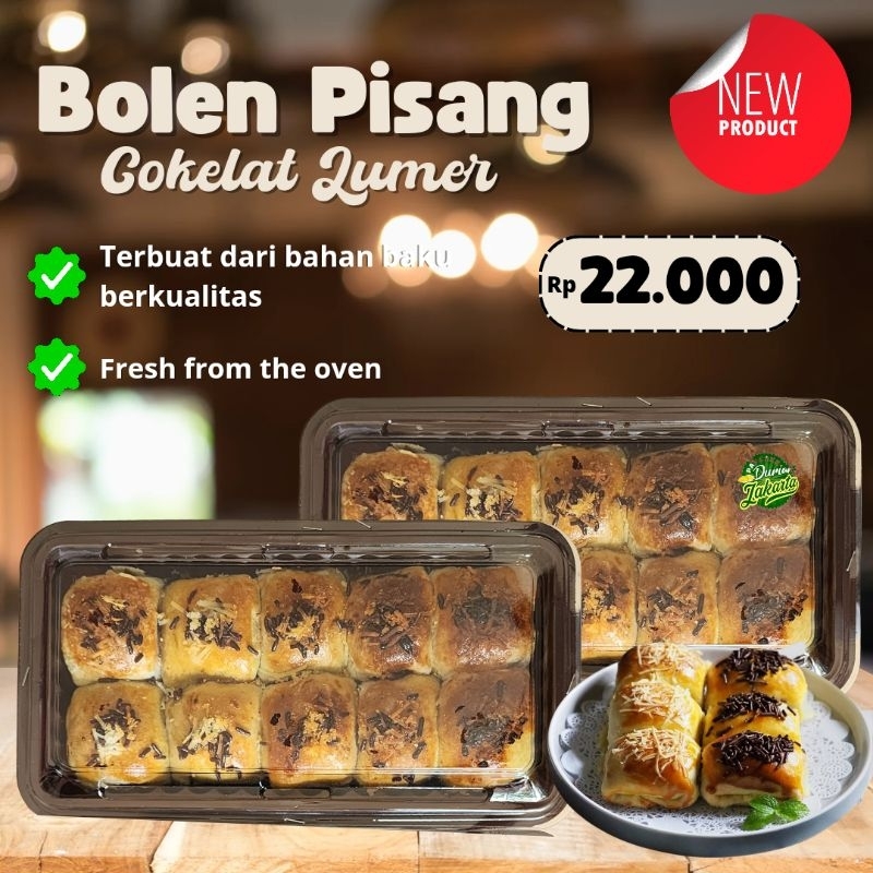 

Bolen Pisang Cokelat Lumer isi 10pcs