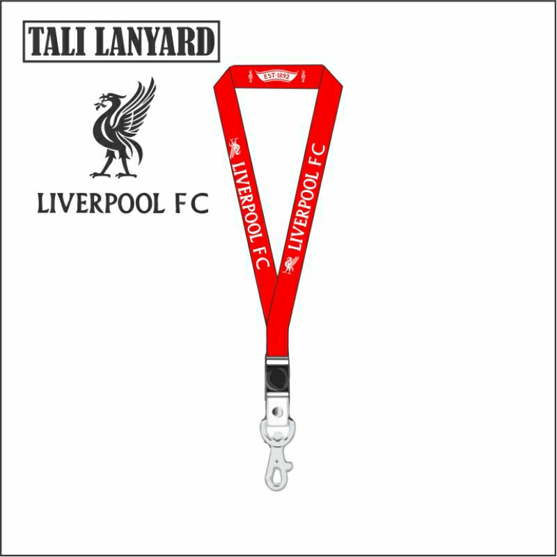 

Lanyard LIVERPOOL / Tali Lanyard Gantungan Kunci Name Tag Id Card / Pods / Brand Lokal / Tali Lanyard Art / Lanyard Polos / Lanyard Merah