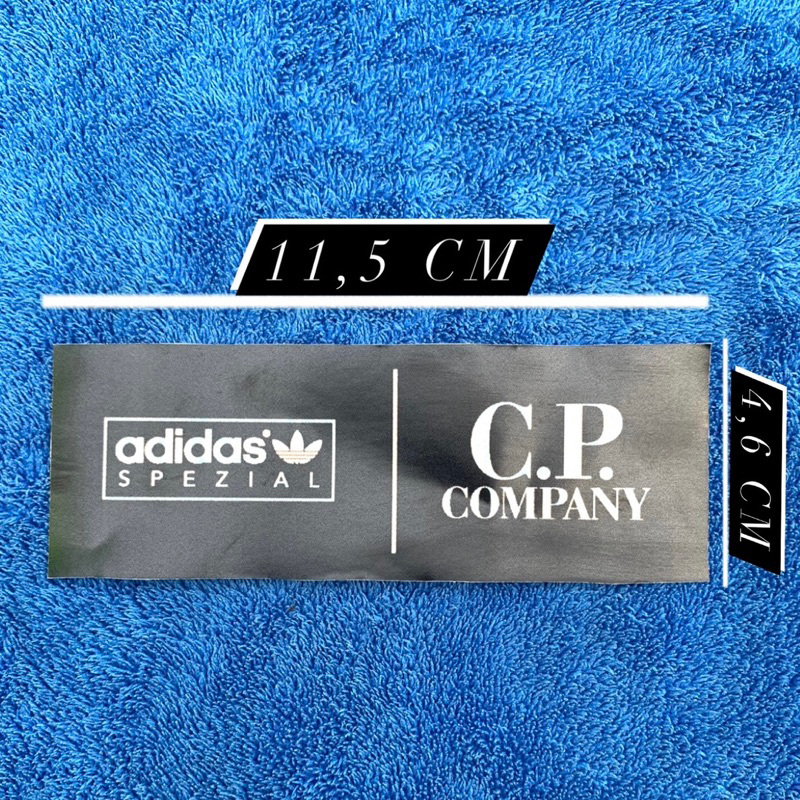

STIKER CP COMPANY X ADIDAS SPEZIAL LOGO STICKER BAHAN GRAFTAC BRAND