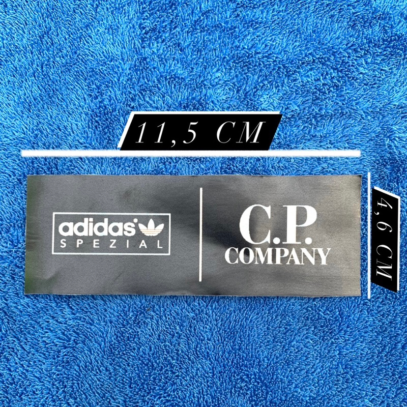 STIKER CP COMPANY X ADIDAS SPEZIAL LOGO STICKER BAHAN GRAFTAC BRAND