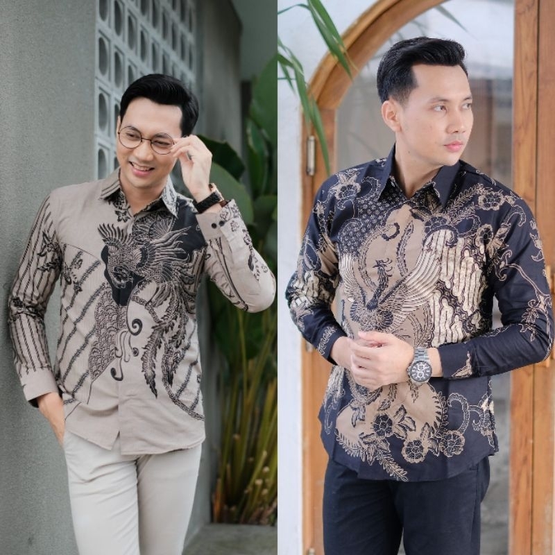 BATIK SLIMFIT KEMEJA BATIK SLIMFIT BATIK PRIA slim fit KEMEJA BATIK PRIA BATIK MODERN ATASAN BATIK B