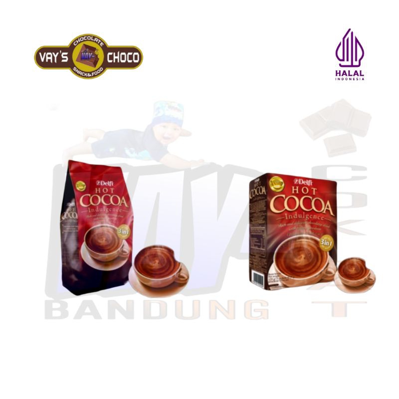 

DELFI HOT COCOA BAG & BOK(X2BOK) ISI 5PCS DAN 20PCS