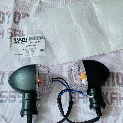 Lampu Sen Depan Kawasaki NINJA 150RR Lampu Sein Depan Kawasaki NINJA 150RR -MF VARIASI MOTOR