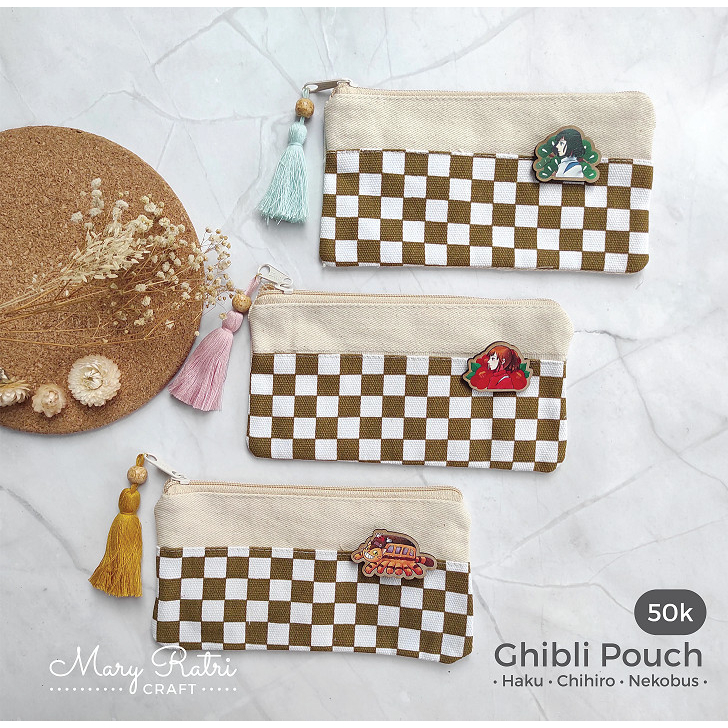 Pencil case Tempat Pensil Ghibli Macrame