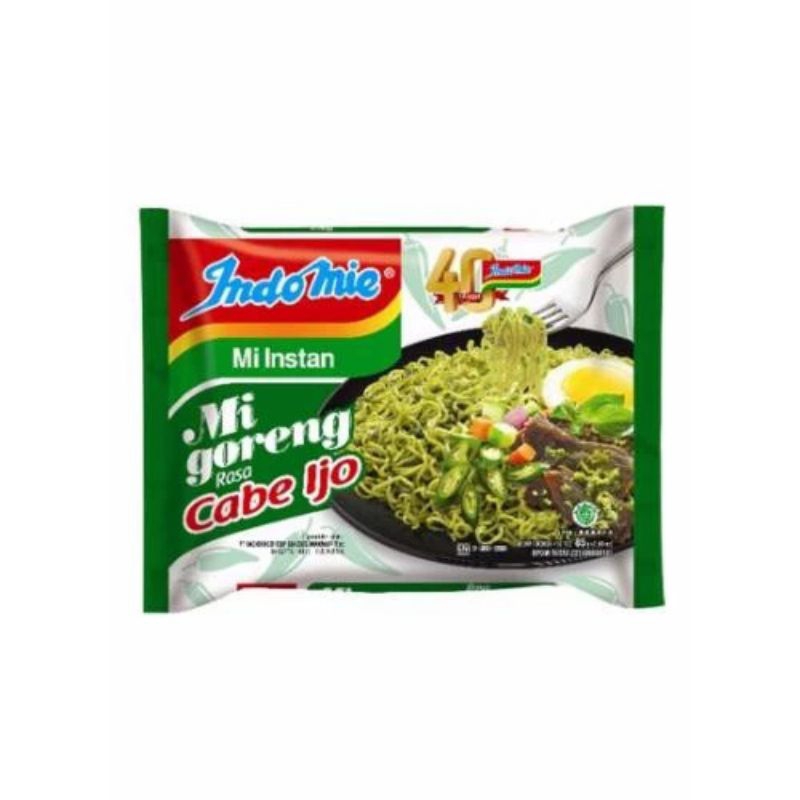 

Indomie Cabe Ijo, Indomie Goreng Cabe Ijo