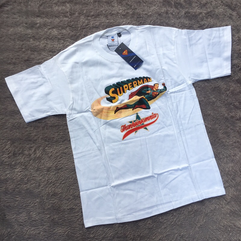 Monggo kaos superman x thanksinsomnia original resmiiiii