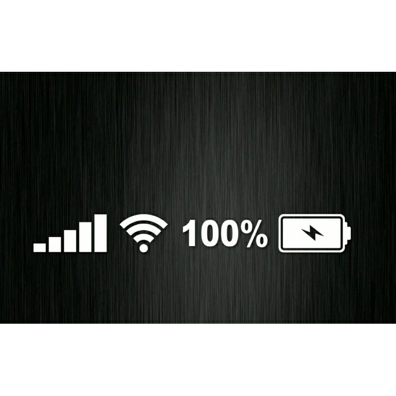 

STIKER BATERAI STIKER WIFI