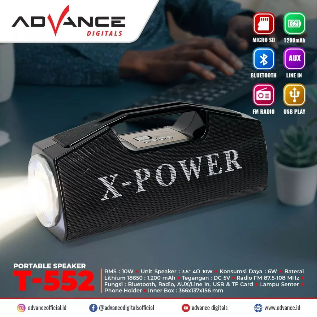 Speaker Advance T552 Bluetooth