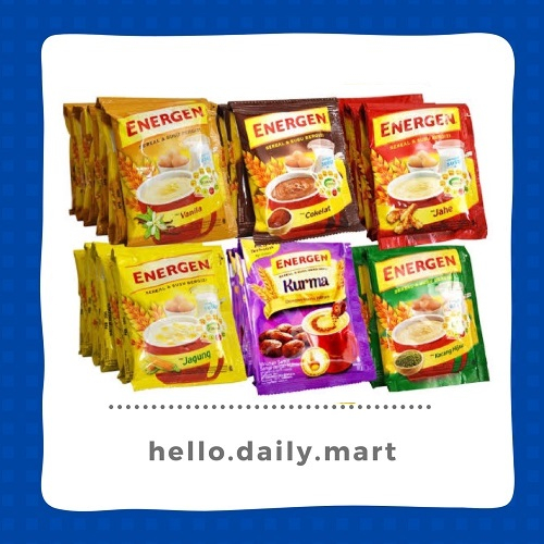

ENERGEN RENTENG ISI 10 COKLAT // VANILA // KACANG IJO