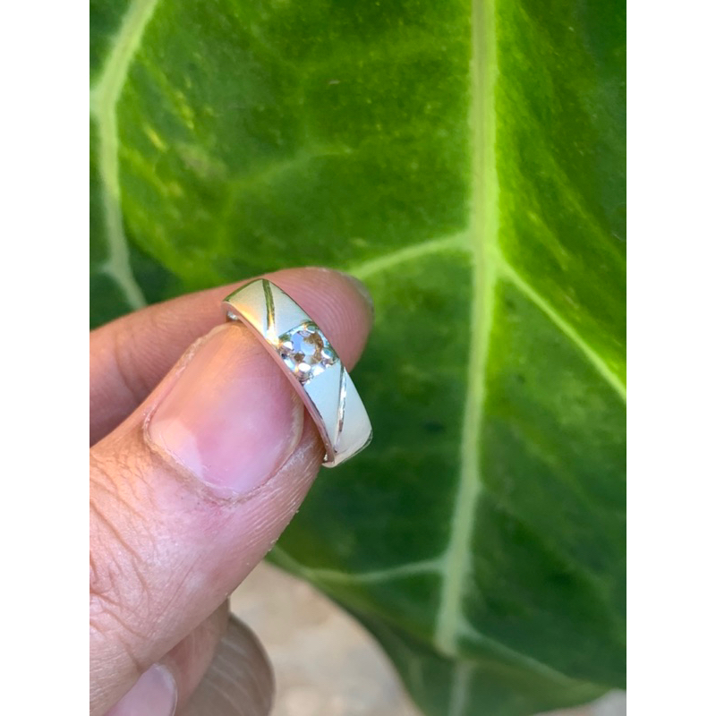 Cincin Berlian Wanita Cincin Kawin Ring Perak Handmade