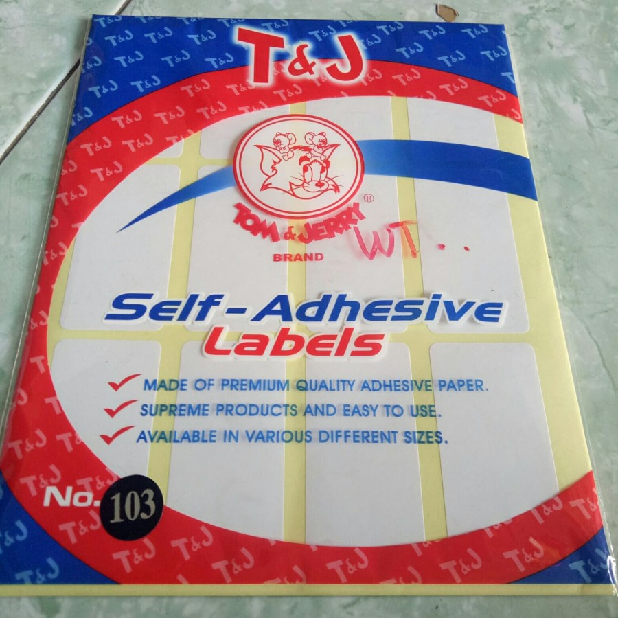 

LABEL TOM JERRY HARGA PER 1 PAD ISI 10