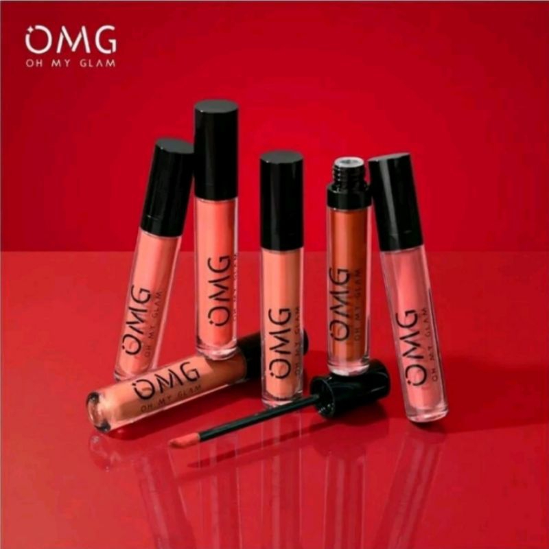 OMG OH MY GLAM matte kiss lip cream 06-18 -lipstik matte
