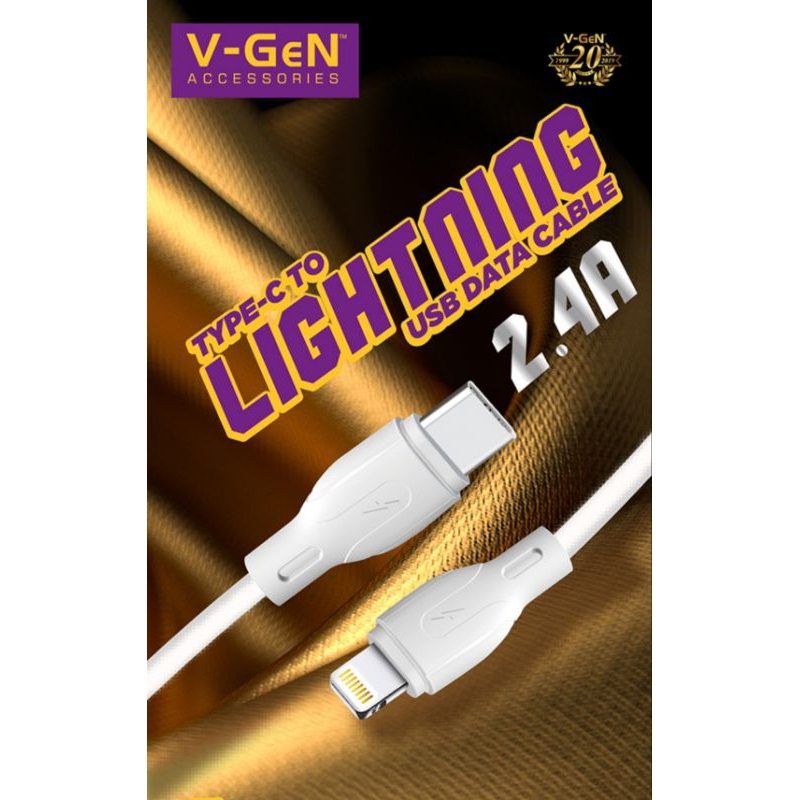 Kabel Data Vgen Type C to Lightning