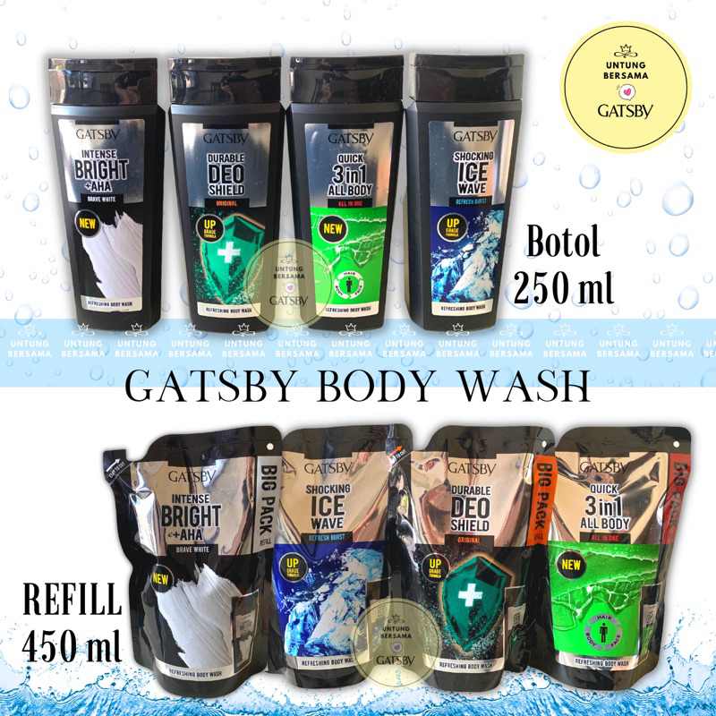 UB GATSBY SABUN MANDI CAIR 250ml