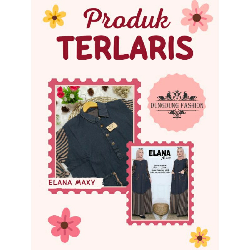 BAJU GAMIS JEANS DRESS WANITA / TERBARU / KONDANGAN BUSUI / JEANS JUMBO