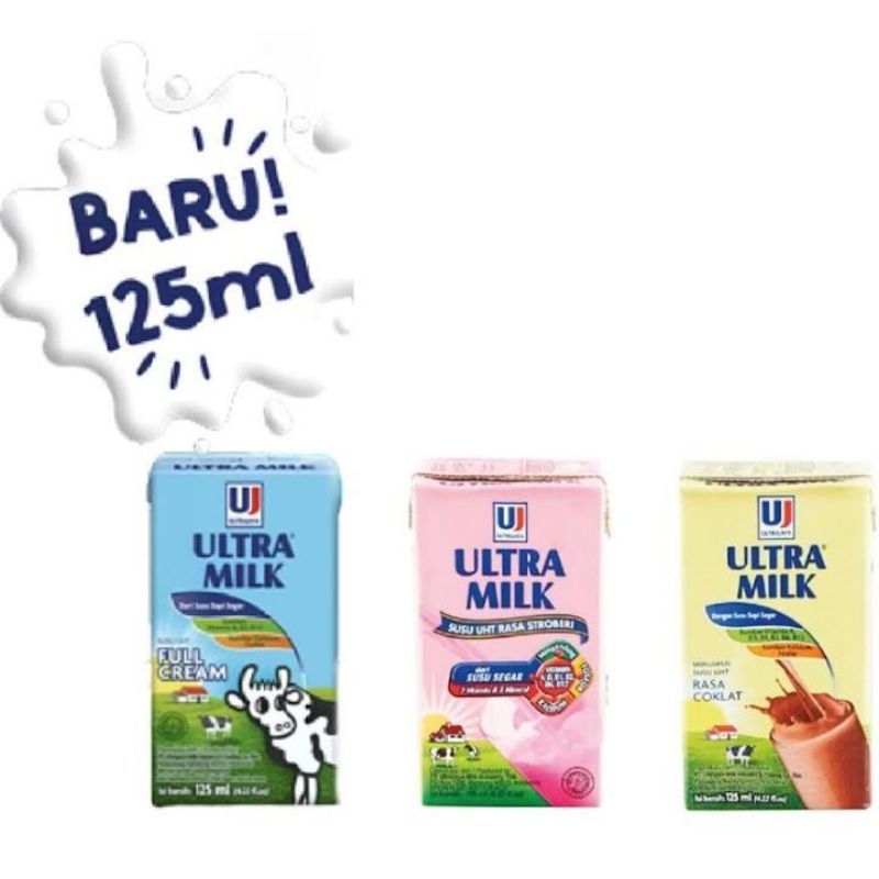 

susu ultra milk 125 ml
