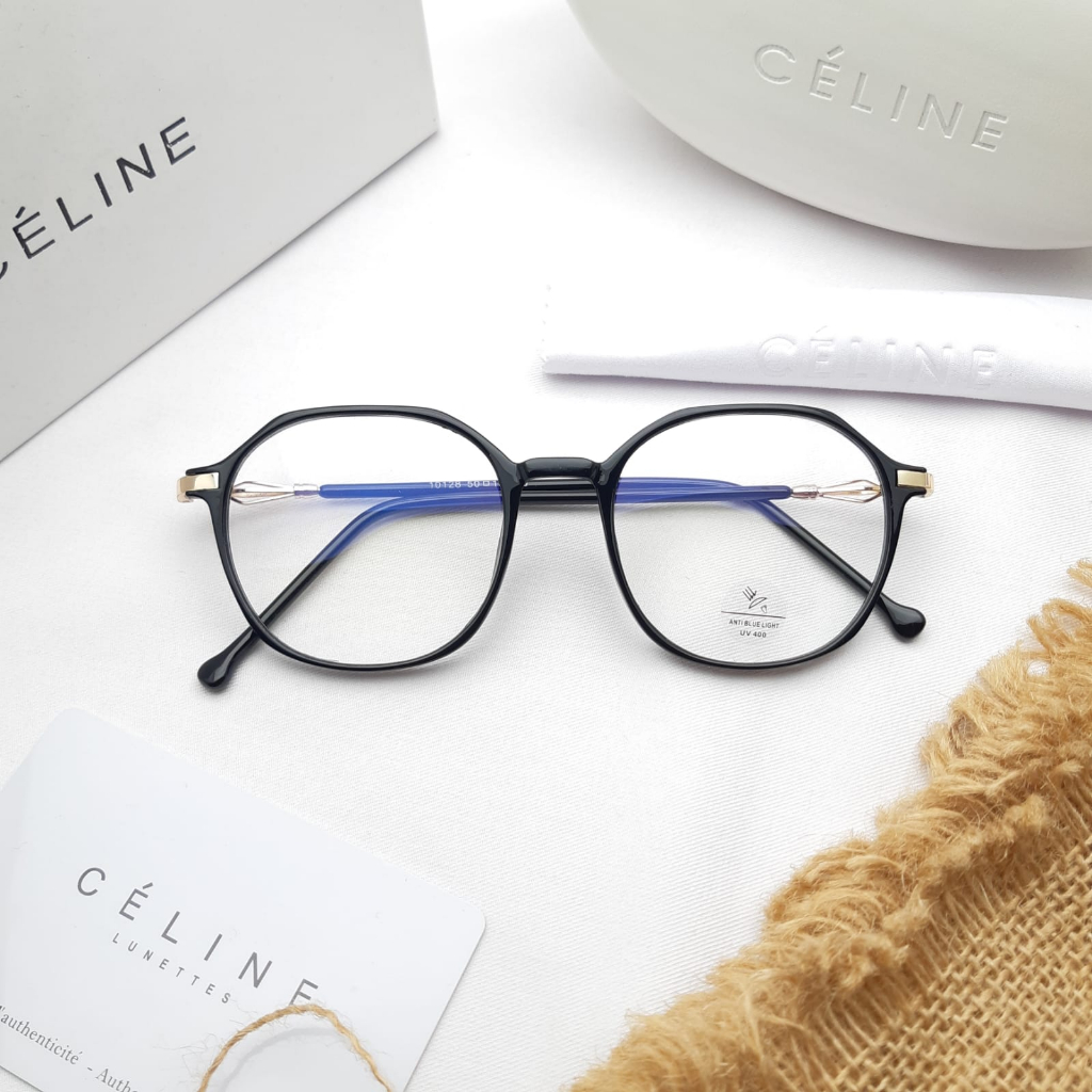 FRAME KACAMATA 10128 // LENSA ANTIRADIASI, PHOTOCROMIC, BLUERAY, BLUECROMIC, BROWNCROMIC
