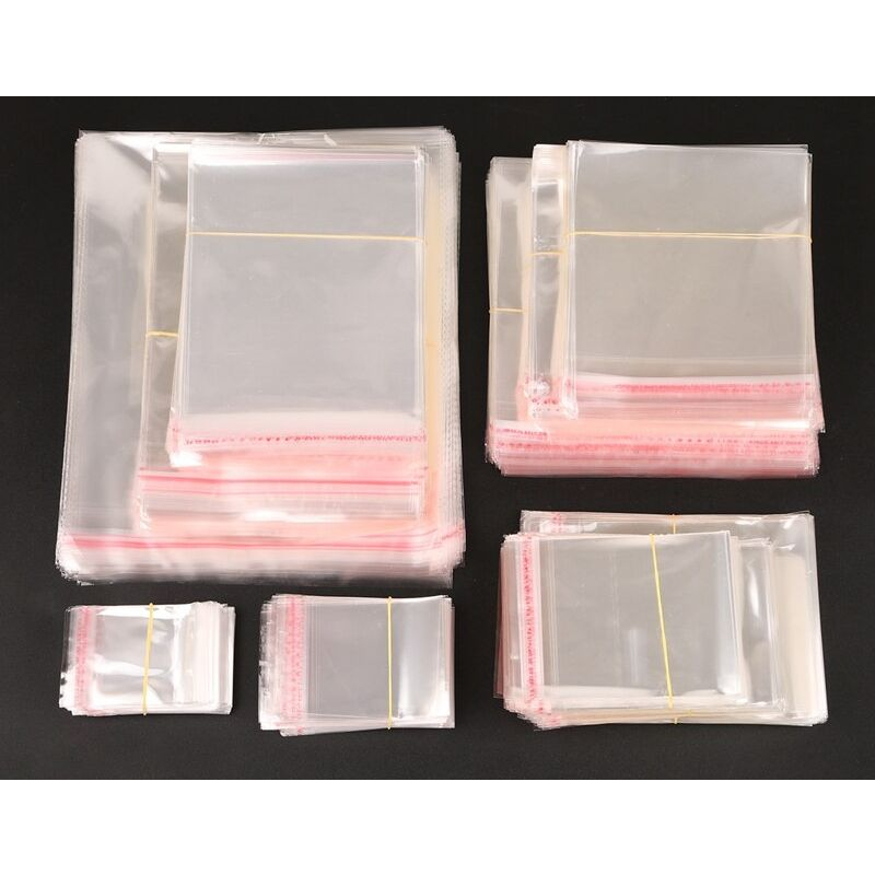 PLASTIK OPP 8 x 15 SEAL/LEM BUNGKUS / KEMASAN ROTI , SOUVENIR , AKSESORIS