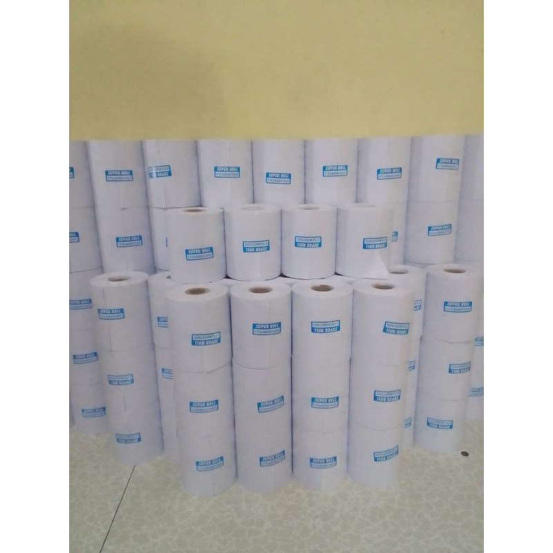 

Kertas struk kasir HVS 58x48mm paket 10 pcs struk HVS 1Ply printer kalkulator 58mm RJ4