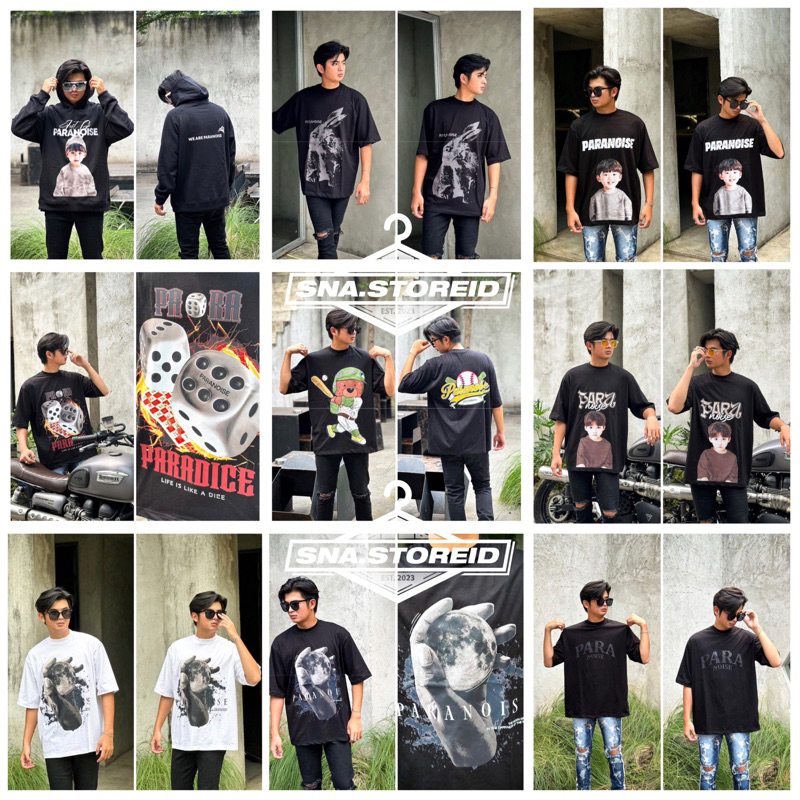 PARANOISE SEASON 11 TEE & HOODIE TERMURAH OVERSIZE [100% ORIGINAL]