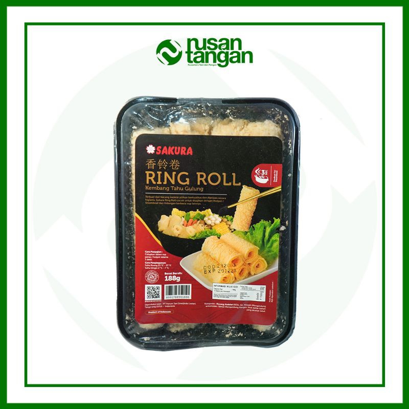 

Sakura Ring Roll Kulit Kembang Tahu 188gram