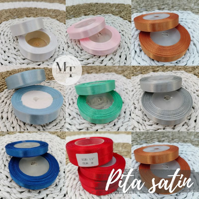 

Pita Satin / Pita untuk kado / Pita handcraft / pita