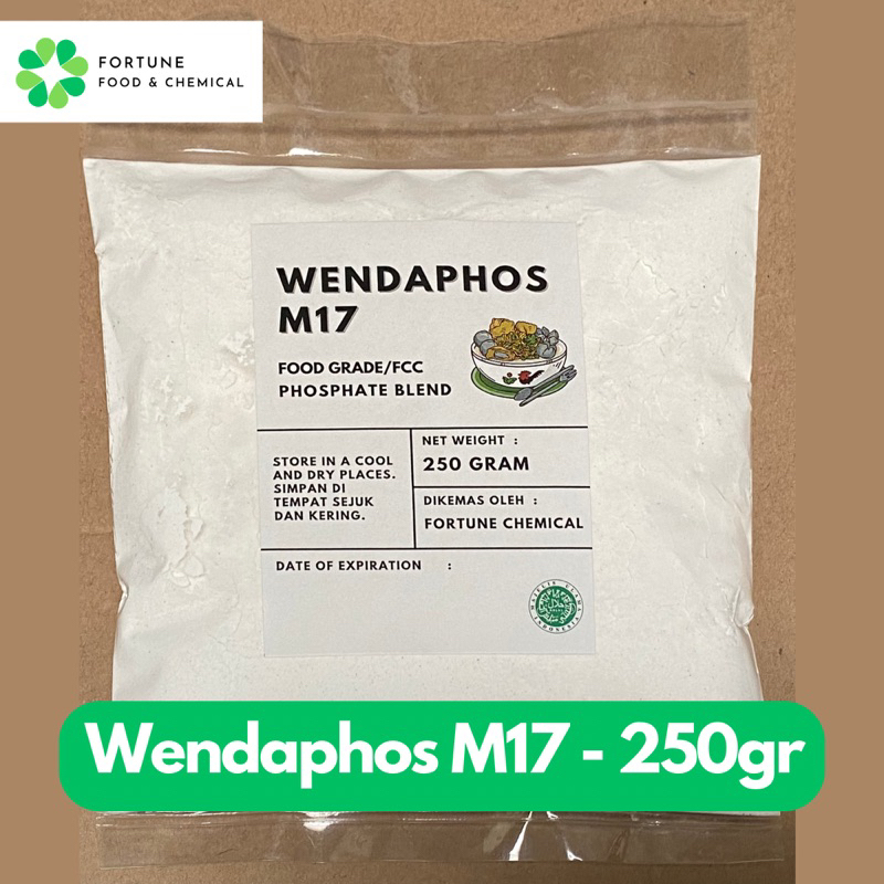 

Wendaphos M17 Blend Phosphate / Pengenyal Bakso, Nugget, Dimsum / 250gr