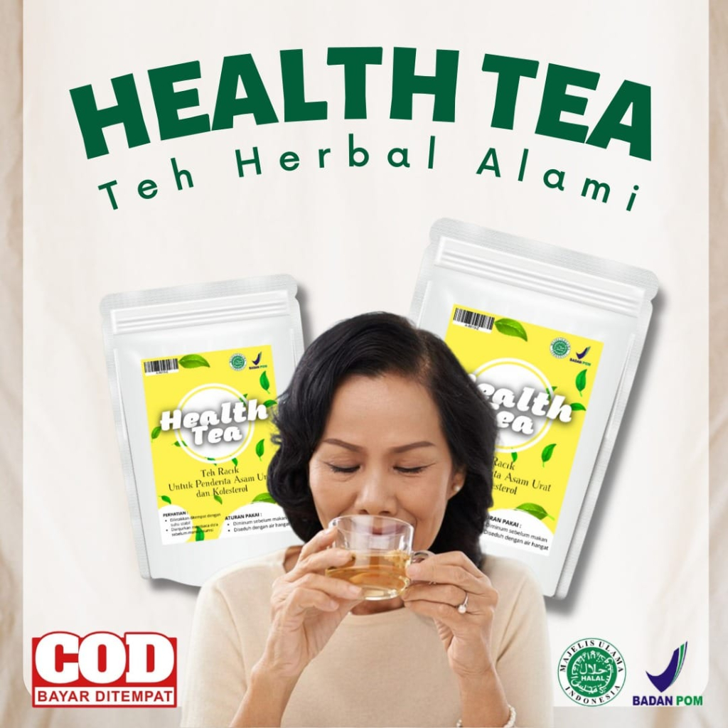 

Teh Celup Herbal Asam Urat Atasi Kolesterol reumatik dan darah tinggi