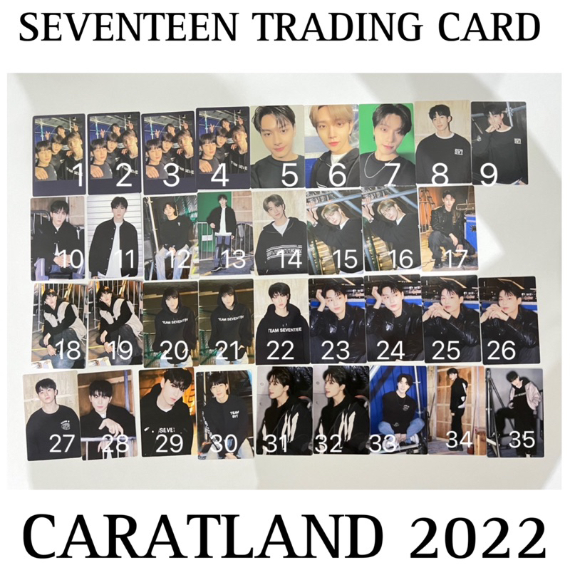 [PART 1] SEVENTEEN TRADING CARD TC CARATLAND 2022 CARLAND 22