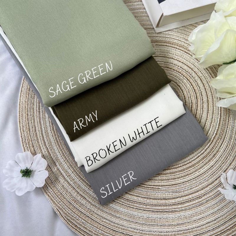 Segiempat Voal Payet Daun