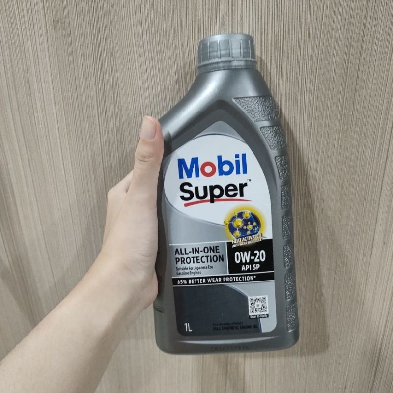 Mobil Super ALL IN ONE PROTECTION 0W-20 API SP 1 L ( Oli Mobil Full Synthetic)