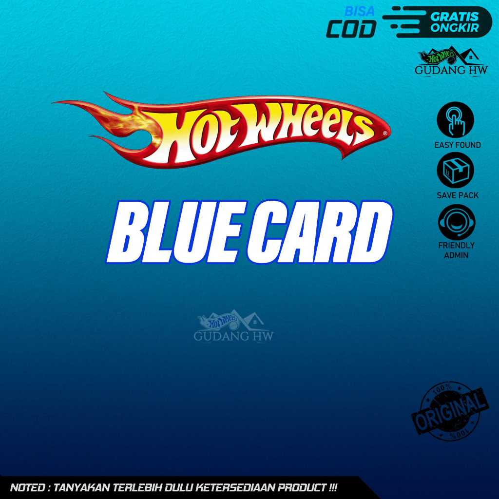 HOT WHEELS BLUE CARD MURAH