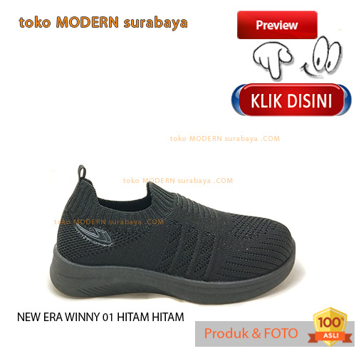 Sepatu casual anak wanita slip on NEW ERA WINNY 01