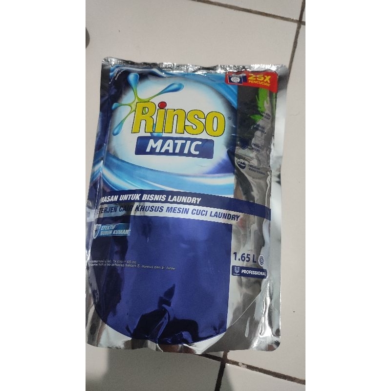 rinso cair matic 1.65 liter