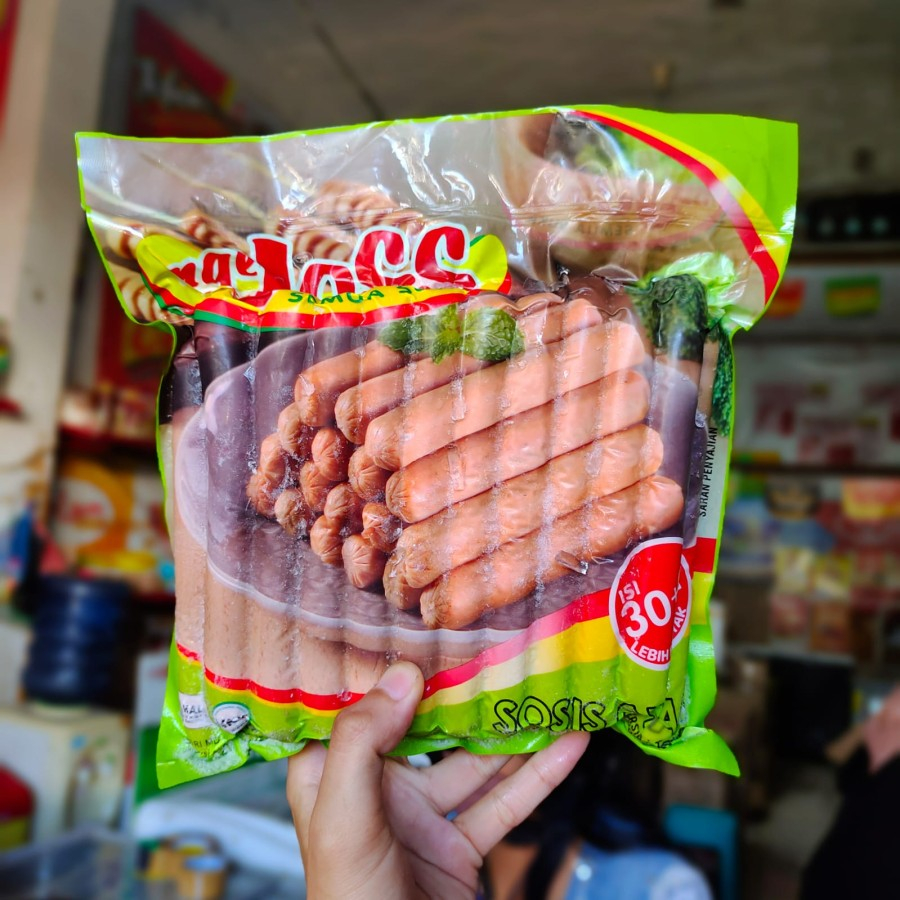 

Sosis Ngejoss Long 1kg Coklat isi 30pc