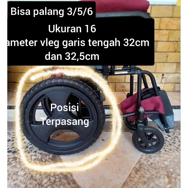 RK BAN MATI KURSI RODA UKURAN 16/BAN KURSI RODA UK 16