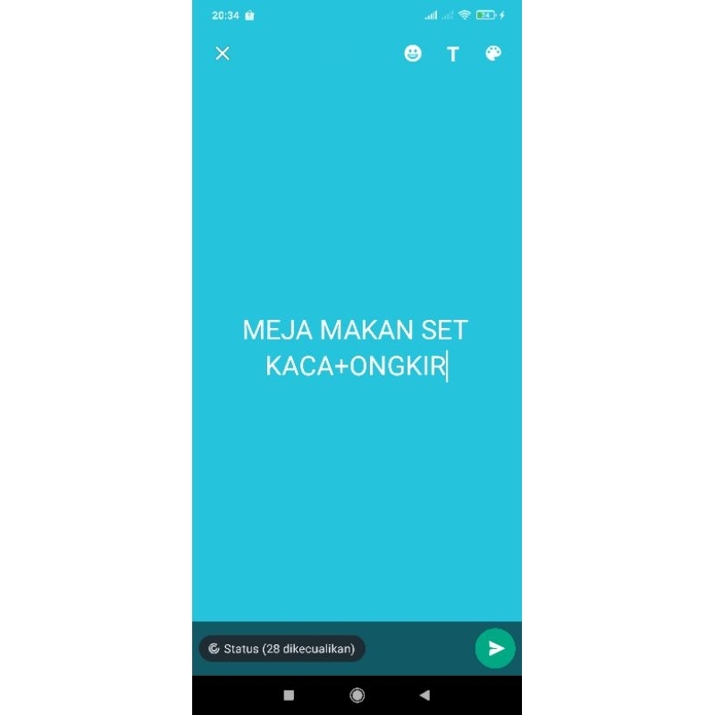 MEJA MAKAN SET KACA