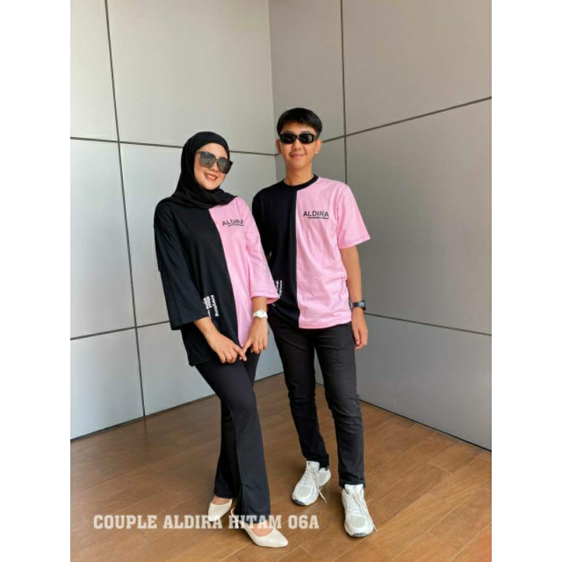 kaos oversize couple polos aldira original / atasan kaos oversize polos terbaru / kaos polos / kaos 