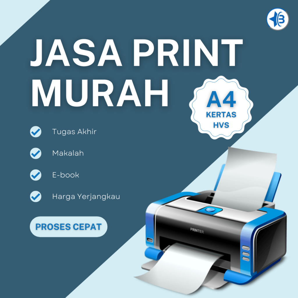 

Jasa Print Murah Hitam Putih (ukuran A4)