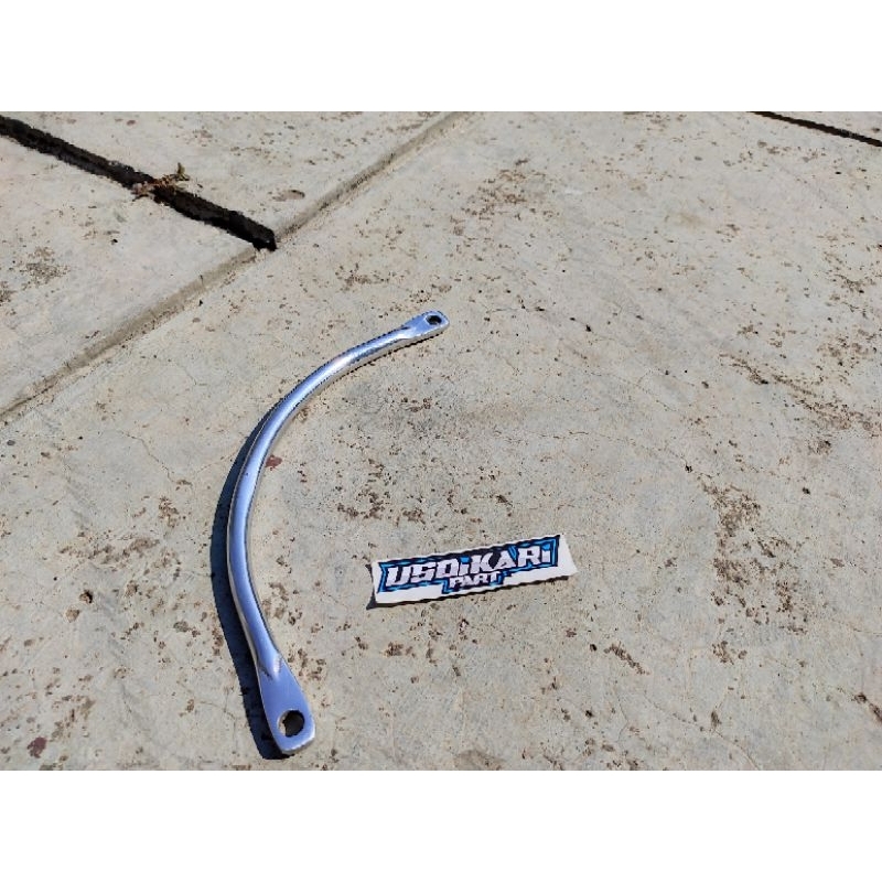 pangkon pankon knalpot kenalpot snalpot senalpot model tipe C silver panjang 30 cm