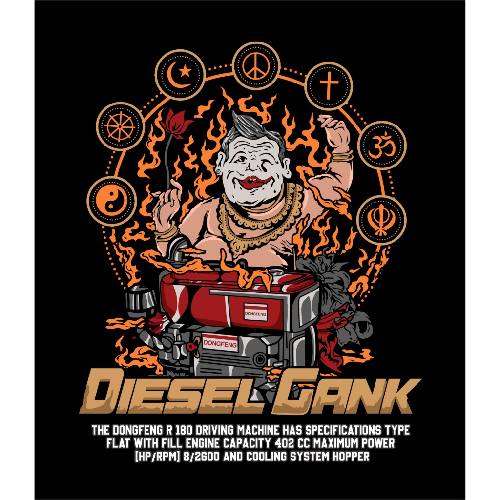 DIESEL GANK V6 DONG FENG EDITION KAOS DIESEL GANK ORIGINAL KAOS DIESEL