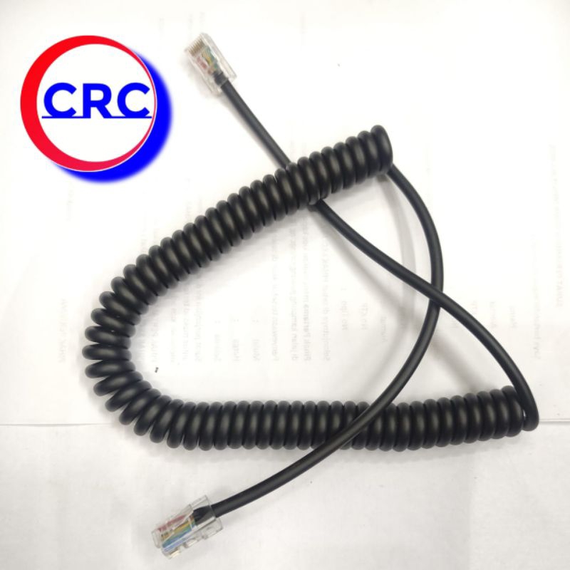 KABEL SPIRAL RIG ICOM KABEL MIC ICOM IC 2000 2100 2200 2300