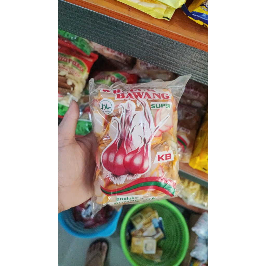 

KERUPUK BAWANG CAP KB ISI 250GR