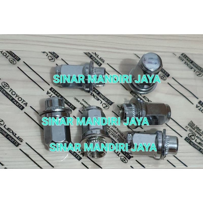 MUR RACING MUR RODA LUG NUT INNOVA FORTUNER ATAU HILUX